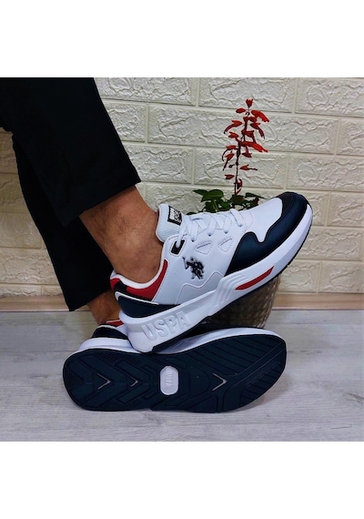U.S. Polo Assn. U.s.polo Vıce Beyaz-laci Fuspetli Spor Ayakkabı 001