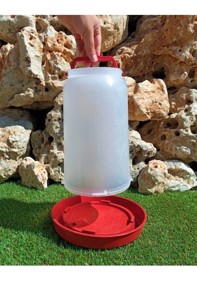2 Li Set 4 Lt Suluk 4 Kg Yemlik Tavuk Yemliği Tavuk Suluğu Civciv Yemliği Civciv Suluğu