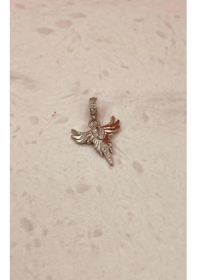 Bb Hafif Şık Hediyelik Çelik Ajda Charm Küpe Altın