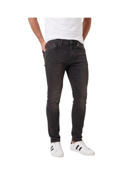 Deepsea Erkek Slim Fit Dar Kesim %98 Pamuk Likralı Taşlanmış Siyah Kot Pantolon Jean 2600026 Deepsea Erkek Slim Fit Dar Kesim %98 Pamuk Likralı Taşlanmış Siyah Kot Pantolon Jean 2600026