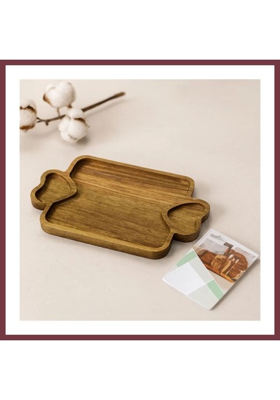 Storeşahin Akasya Ahşap Sunum Tepsisi 25x14x1.4 Cm Shn0720