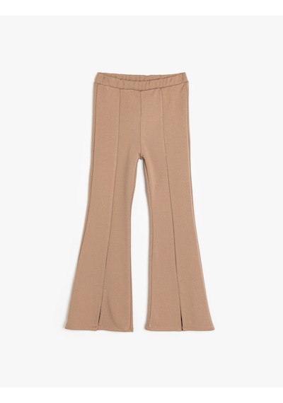 Koton İspanyol Paça Tayt Pantolon Beli Lastikli Yırtmaç Detaylı Bej 5wkg40269ak Ekru Koton İspanyol Paça Tayt Pantolon Beli Lastikli Yırtmaç Detaylı Bej 5wkg40269ak Ekru