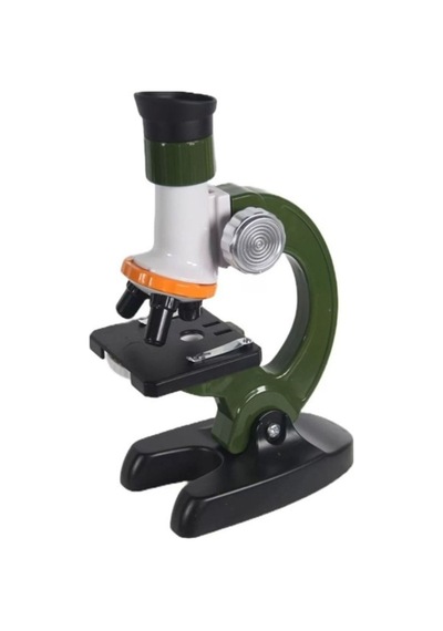 Asya Oyuncak Optics Bilimsel Mikroskop Seti 1200x 22460-lz8606-yeşil