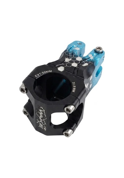 Wake Cnc Çift Renk Gidon Boğazı 50mm 31,8mm 28,6mm - Mavi