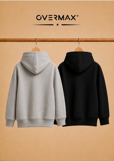 Overmax Çocuk 2 Li Sweatshirt Takımı 3-12 Yaş Siyah-gri - 917353073 Siyah-gri