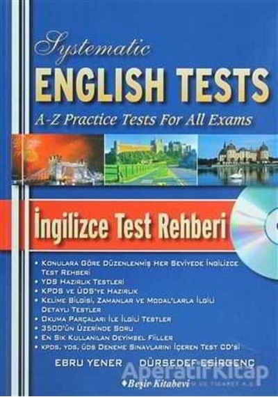 English Tests-İngilizce Test Rehberi - Ebru Yener -  Dürsedef Esirgenc - Beşir Kitabevi