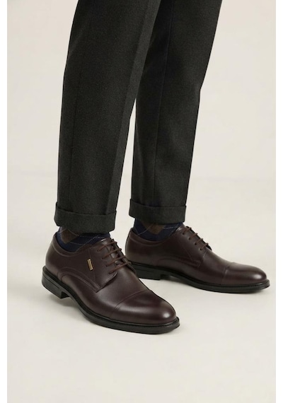 Pierre Cardin 121-006 Erkek Hakiki Deri Klasik Günlük Ayakkabı Kahve
