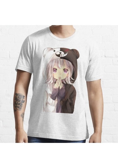 Noıssey Kırmızı Etiket Gala Unisex Anime Essential Beyaz T-shirt 2222 07379
