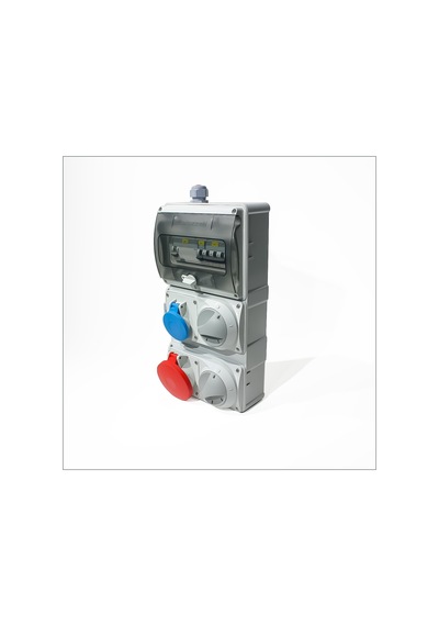 Novsen Ip44 Kombinasyon Panosu 1 Ad. 3x16a, 1ad. 5x32a Kilitli Priz