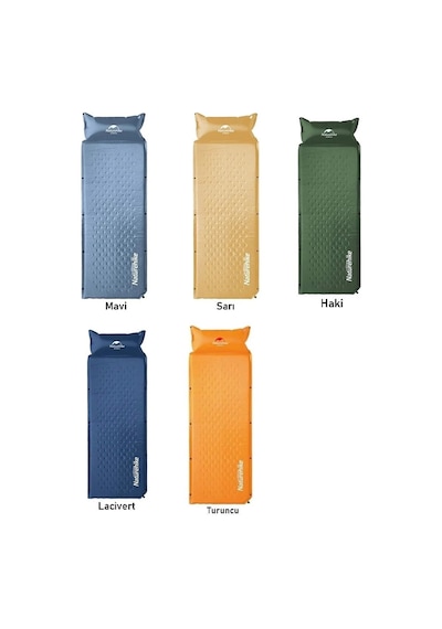 Naturehike Ultralight Şişme Kamp Matı 185 60 2.5 Cm Mavi