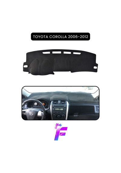 Toyota Corolla 2006-2012 Araca Özel Torpido Örtüsü Ön Göğüs Kılıfı Tam Koruma Kaymaz B36 Torpido Halısı