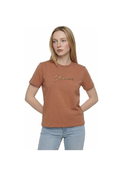 Kadın T-shirt Lf2042226 Kiremit