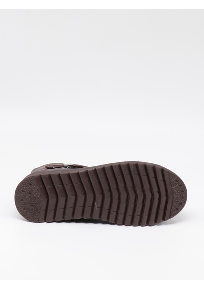 Nesilshoes Nesil Shoes Dvm 1001 Kahve Kadın Fermuarlı Kışlık Bot