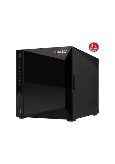 Asustor As3304t V2 Realtek Qc-2gb Ram-4-diskli Nas Sunucu Disksiz