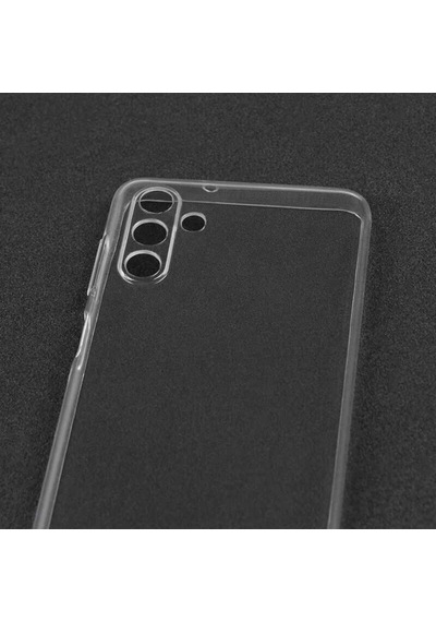 Samsung Uyumlu Galaxy A13 5G Kılıf Şeffaf Silikon Hibrit Case Renksiz
