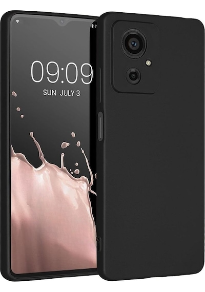 General Mobile GM 23 SE Uyumlu Silikon Kılıf - Kamera Korumalı Esnek Pastel Renk Kapak - Siyah