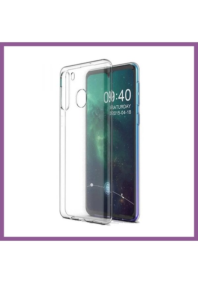 Bezos Samsung Galaxy A11 Uyumlu Kılıf Lüx Şeffaf Silikon Rengaren