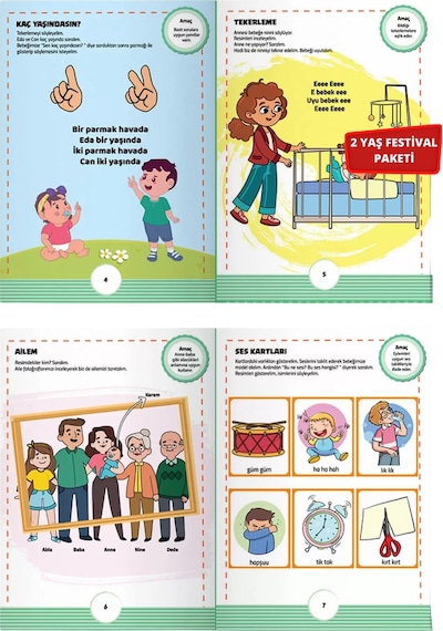 Çocuk Akademi 2 Yaş Dikkat-etkinlik / Şimdi Konuşma Vakti Seti / 2 Yaş Cırt Cırtlı - Cırt Cırtlı Konuşma Vakti