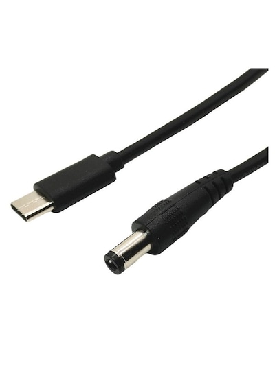Type C To Dc 12v Pd 5.5 2.5mm Adaptör Çevirici Power Şarj Kabl...
