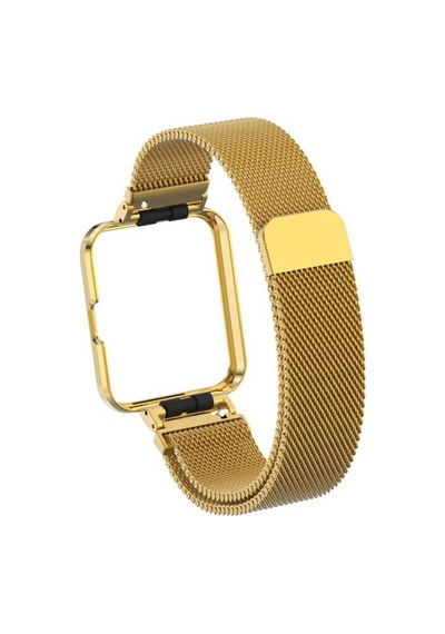Xiaomi Redmi Watch 2 Lite Uyumlu Krd-58 Metal Kordon Aini Pembe Açık
