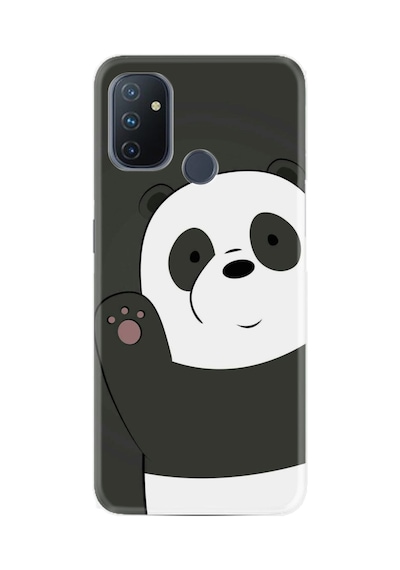 Oneplus Nord N10 Kılıf Silikon Desen Özel Seri Hello Panda 1709
