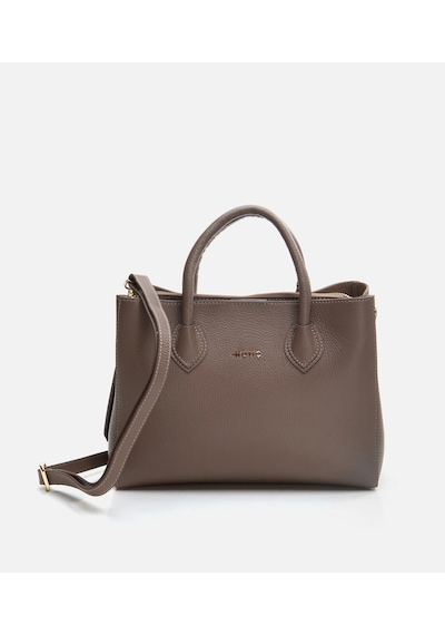 Hotiç Kadın Deri Vizon Omuz Çantası 03cah290350a450 Vizon