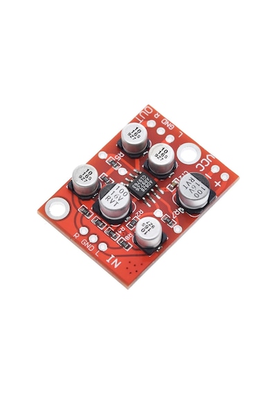 Ad828 Preamp Modül Ses Yükseltici Amfi Stereo Mikrofon Gitar Enstrüman Ses Video Sinyal Ön