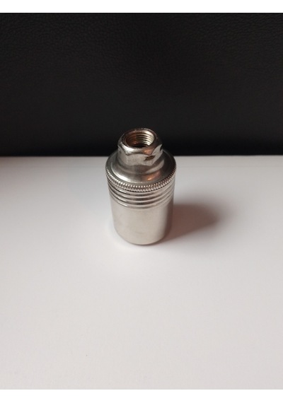 Orgun Dekoratif E14 Düz Krom Metal Duy 10'lu