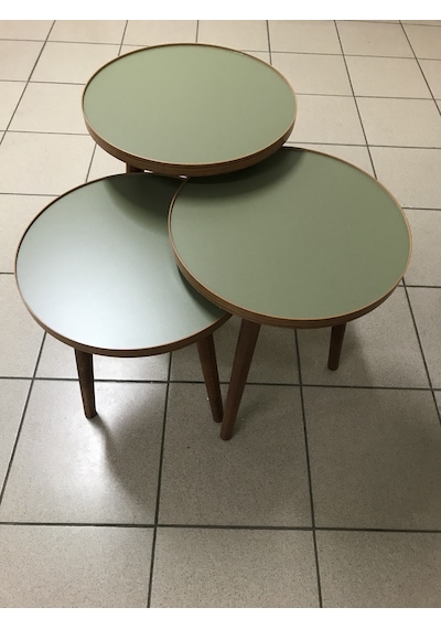 3.lü Zigon Sehpa YEŞİL 18mm 1.sınıf Mdf Lam Tabla 3.lü Zigon Sehpa YEŞİL 18mm 1.sınıf Mdf Lam Tabla