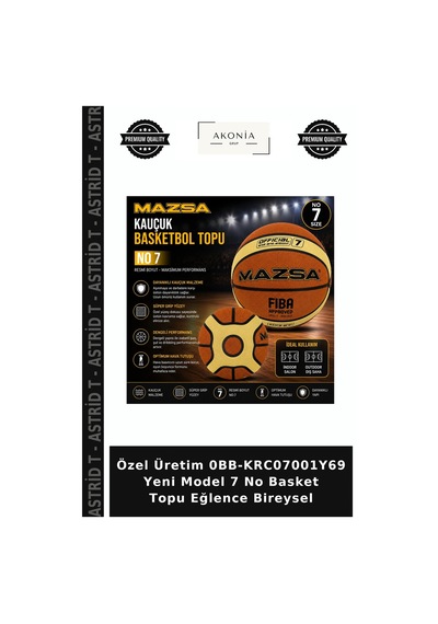 Özel Üretim 0bb-krc07001y69 Yeni Model 7 No Basket Topu Eğlence Bireysel