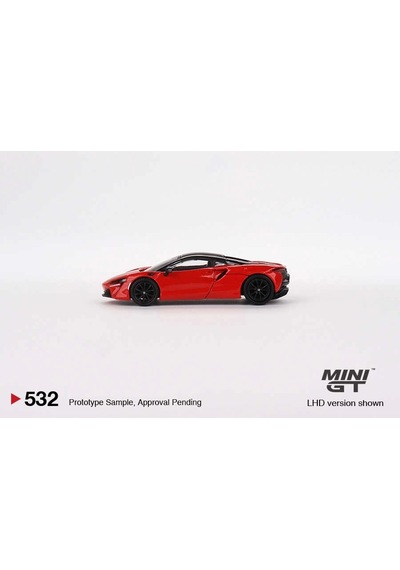 Mini Gt 1/64 Mclaren Artura Vermillion Red Çok Renkli