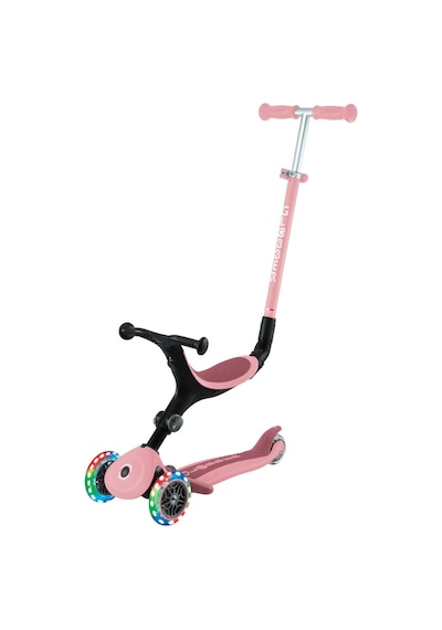 Globber Go Up Active Işıklı Scooter - Koyu Pastel Pembe