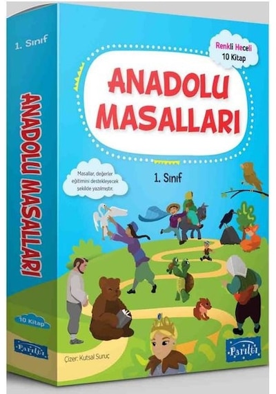 Anadolu Masalları Seti - 10 Kitap Takım- Parıltı Yayınları