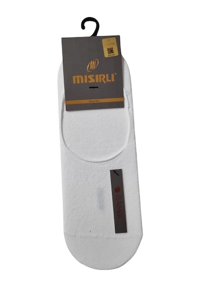 Angbutik Mısırlı 62303 Erkek Bambu Babet Çorap beyaz