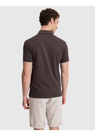 Pierre Cardin Erkek Koyu Kahverengi Tişört 50321192-vr084