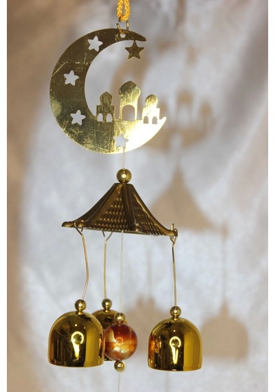 Deprem Zili Çanı Rüzgar Çanı Zili Feng Shui Yin Yang Ay Dede