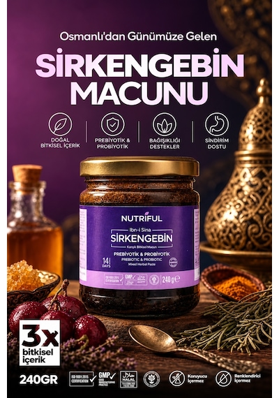 Nutriful Ibn-i Sina Sirkengebin Prebiyotik Macunu