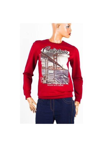 Kaliforniya Unisex Pamuklu Slim Fit Sweatshirt Medium