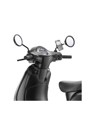 Powertec Vespa Uyumlu Ayna Bağlantılı Telefon Tutucu Black