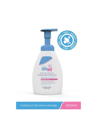Sebamed Bebek Şampuanı Yüz Ve Vücut Köpüğü 400 Ml