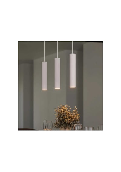 Gu10 Beyaz Os-ram Tasarruflu Led Sarkıt Avize Beyaz Masa Üstü Üçlü Led 3000k Siyah