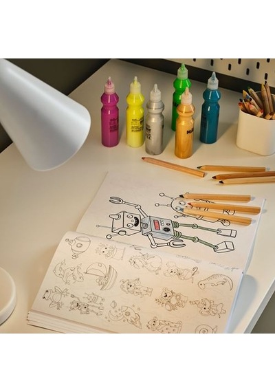 Ikea Måla Boya Seti, Çeşitli Renkler, 8 Adet Çok Renkli