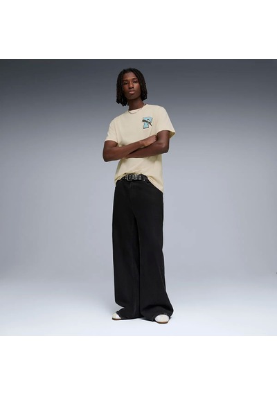 Puma Graphıc Tee Erkek Bej Tişört 69177687