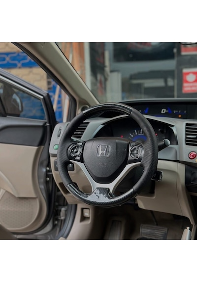 Honda Civic Fb7 Araca Özel Direksiyon Kılıfı Açıklamımızı Okuyunu Siyah