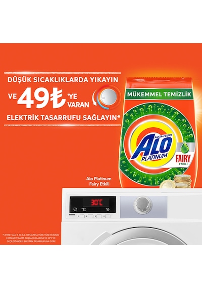 Alo Platinum Toz Çamaşır Deterjanı Fairy Etkili 40 Yıkama 6 KG
