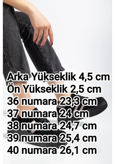 Bahrina Kadın Kalın Tabanlı Sneaker Siyah Süet Platin