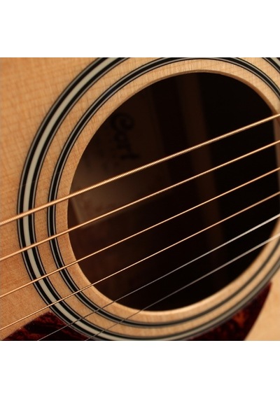 Cort Af510E-Op Elektro Akustik Gitar Open Pore Maun Elektro Ak