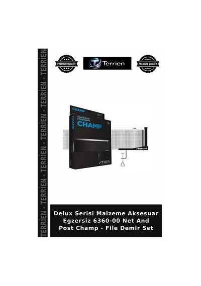 Delux Serisi Malzeme Aksesuar Egzersiz 6360-00 Net And Post Champ - File Demir Set Belirtilmemiş
