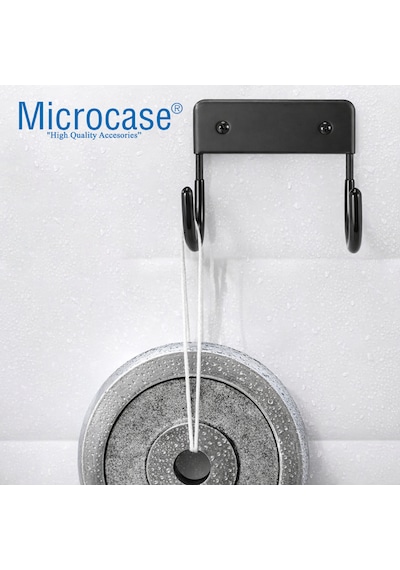 Microcase Paslanmaz Çelik Çok Amaçlı Kullanılabilir Ütü Ve Eşya Askılığı 2 Adet Al5440 Beyaz