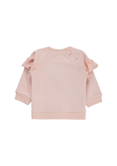 Civil Baby Kız Bebek Sweatshirt 6-18 Ay Açık Pudra 19330f736k31-1 Pudra